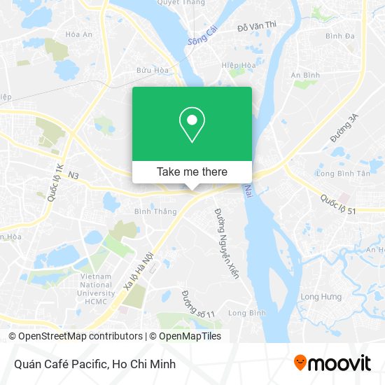 Quán Café Pacific map