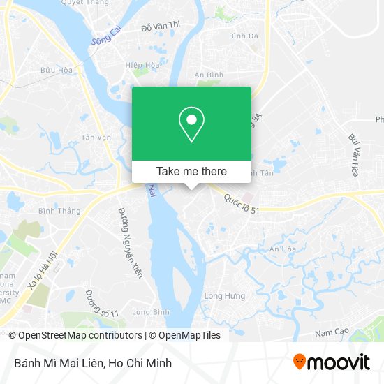 Bánh Mì Mai Liên map