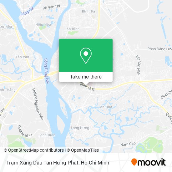 Trạm Xăng Dầu Tân Hưng Phát map