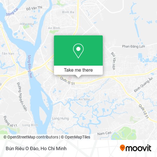 Bún Riêu O Đào map