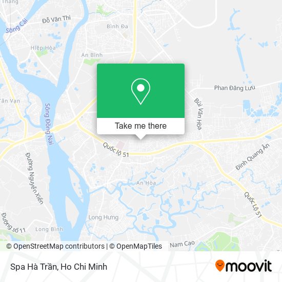 Spa Hà Trần map