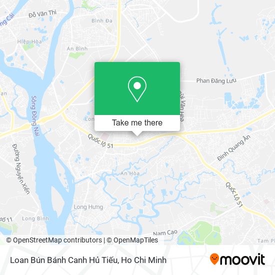 Loan Bún Bánh Canh Hủ Tiếu map
