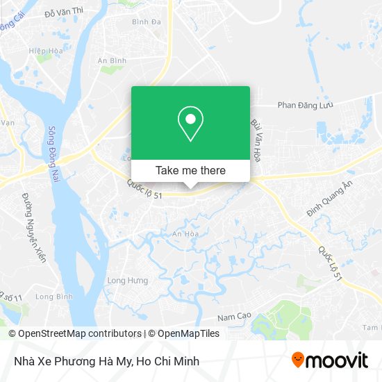 Nhà Xe Phương Hà My map