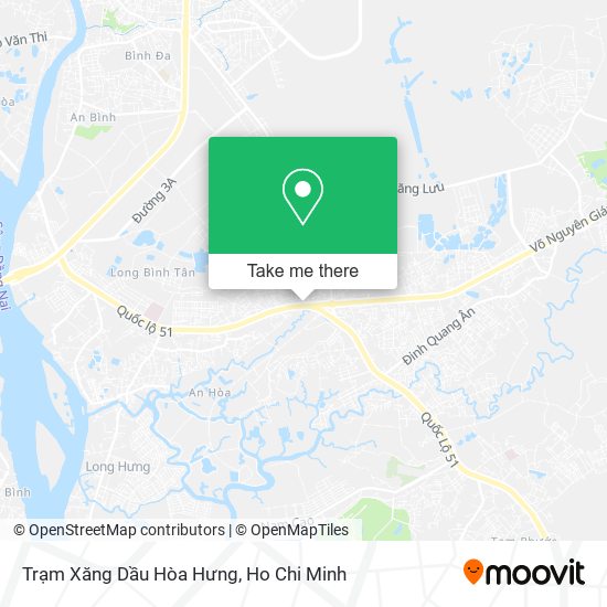 Trạm Xăng Dầu Hòa Hưng map