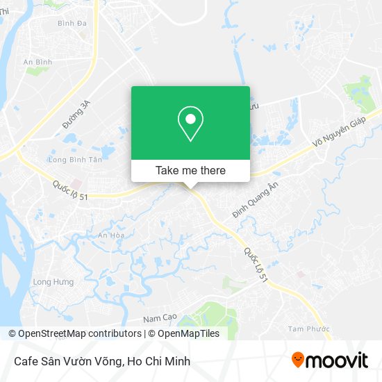 Cafe Sân Vườn Võng map