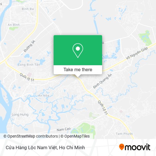 Cửa Hàng Lộc Nam Việt map