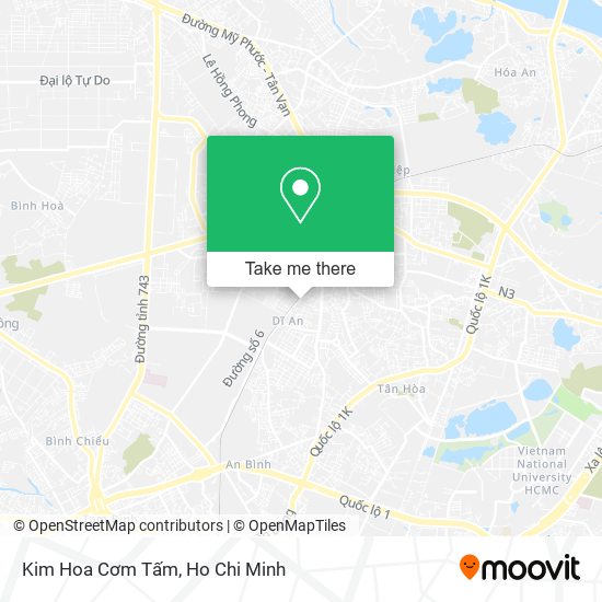 Kim Hoa Cơm Tấm map