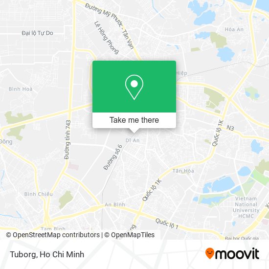 Tuborg map