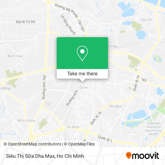 Siêu Thị Sữa Dha Max map