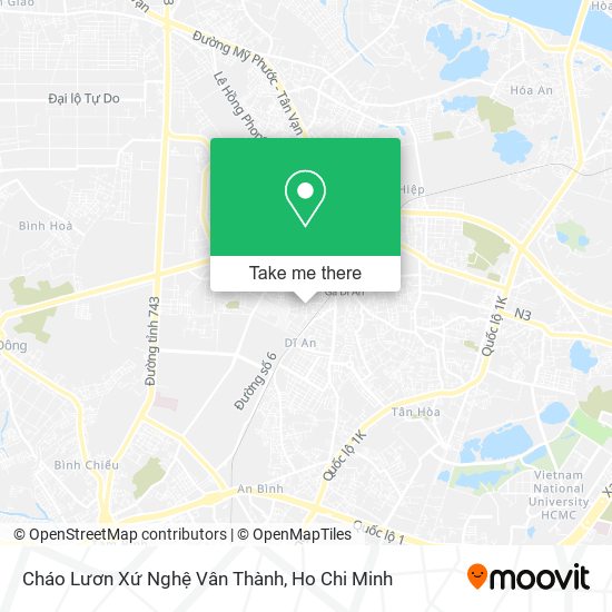 Cháo Lươn Xứ Nghệ Vân Thành map