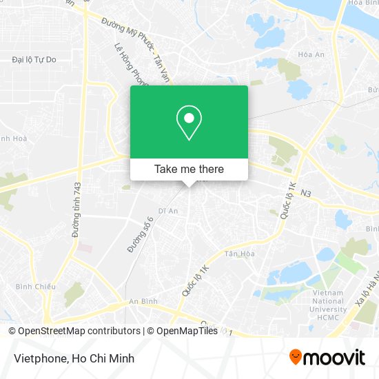 Vietphone map