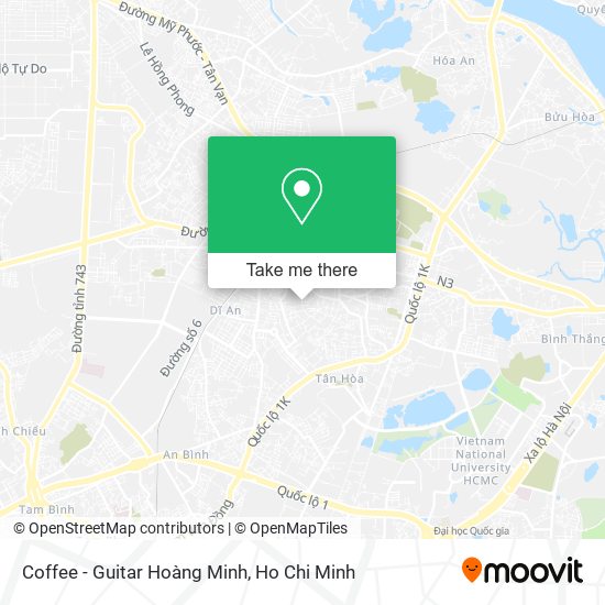 Coffee - Guitar Hoàng Minh map