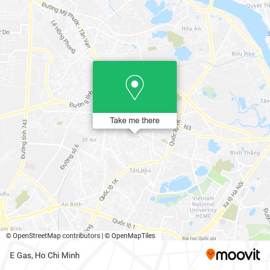 E Gas map