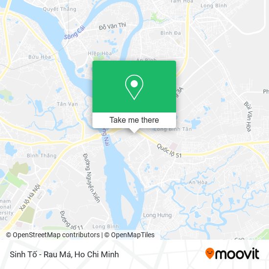 Sinh Tố - Rau Má map
