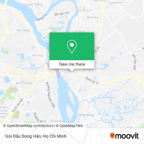 Gội Đầu Song Hân map