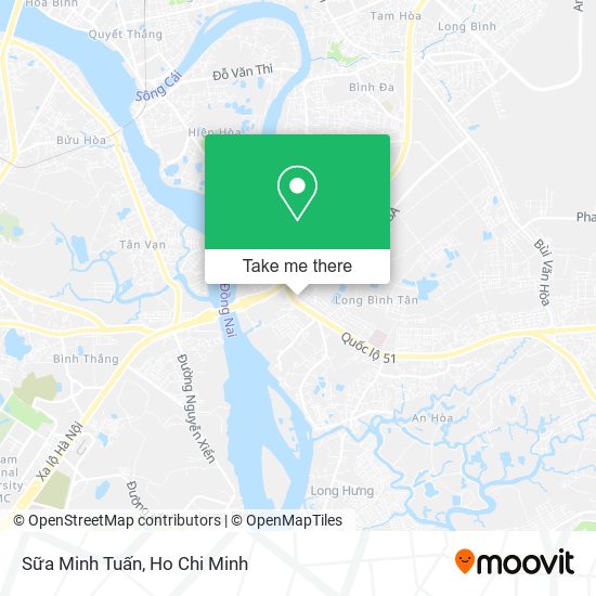 Sữa Minh Tuấn map