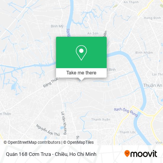 Quán 168 Cơm Trưa - Chiều map