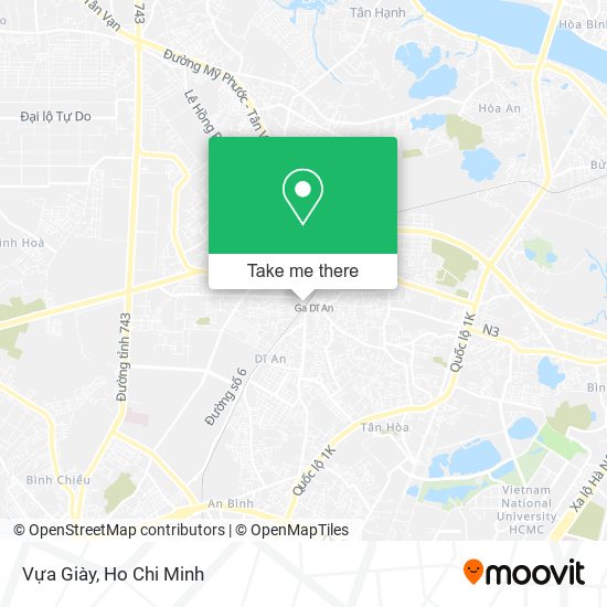 Vựa Giày map
