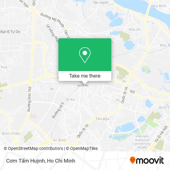 Cơm Tấm Huỳnh map