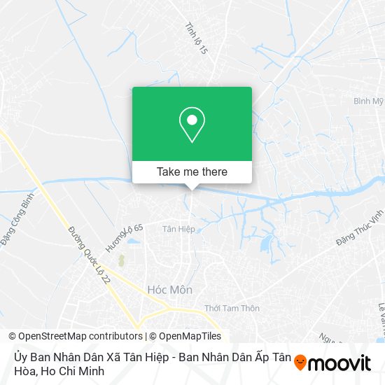 Ủy Ban Nhân Dân Xã Tân Hiệp - Ban Nhân Dân Ấp Tân Hòa map