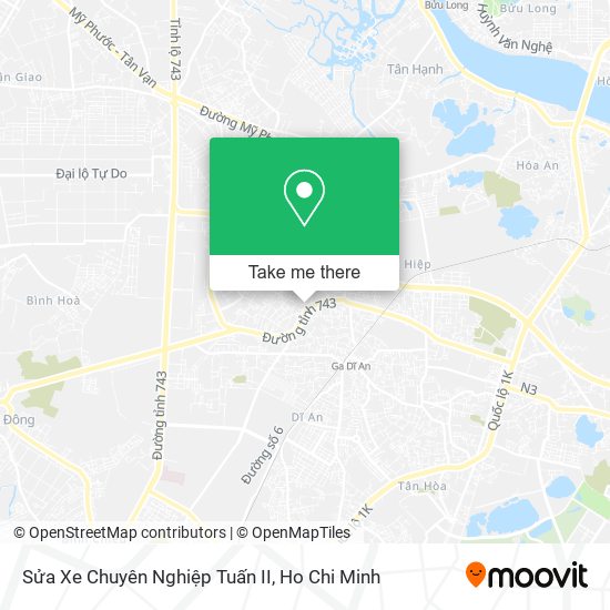 Sửa Xe Chuyên Nghiệp Tuấn II map