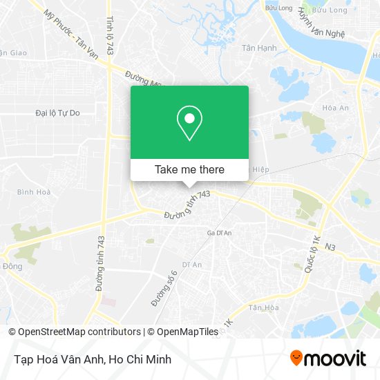 Tạp Hoá Vân Anh map