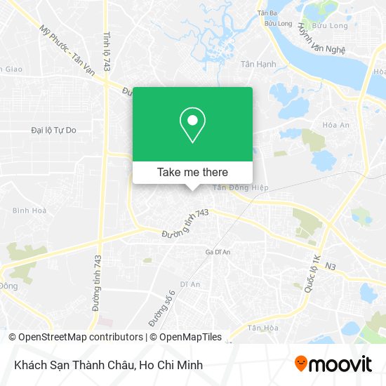 Khách Sạn Thành Châu map