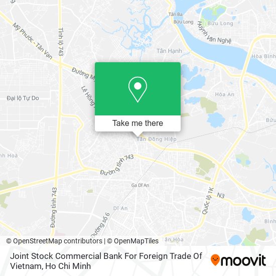 Joint Stock Commercial Bank For Foreign Trade Of Vietnam map