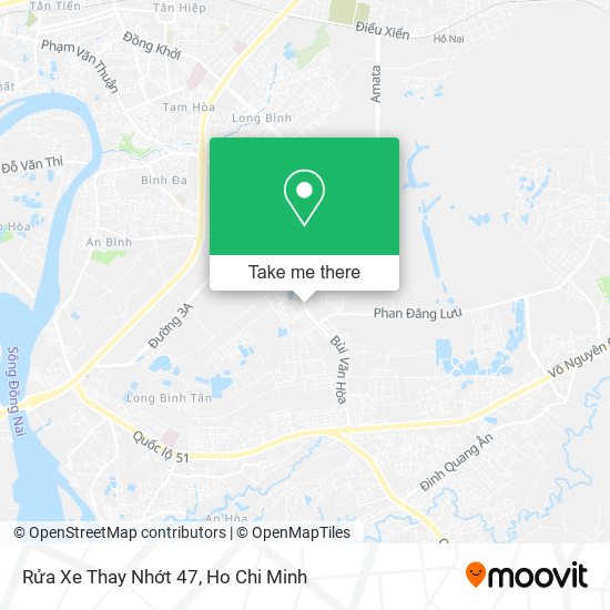 Rửa Xe Thay Nhớt 47 map