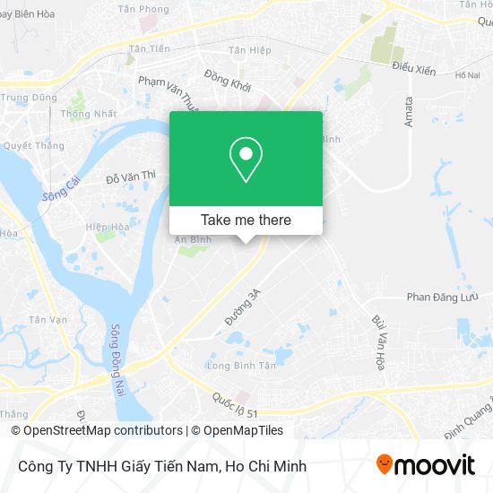 Công Ty TNHH Giấy Tiến Nam map