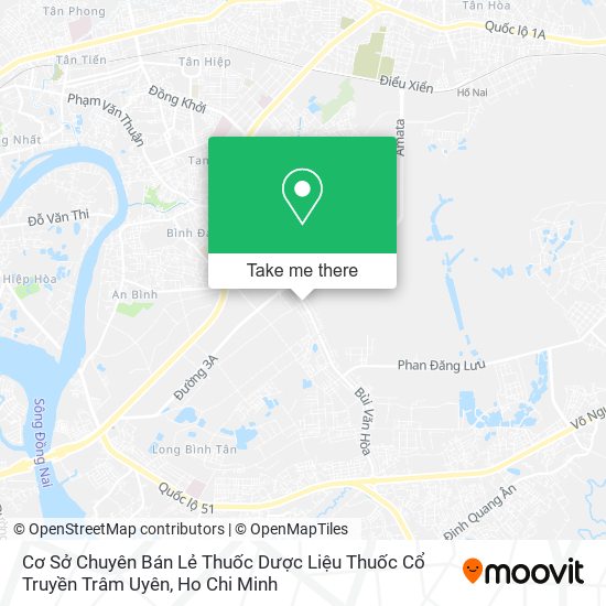 Cơ Sở Chuyên Bán Lẻ Thuốc Dược Liệu Thuốc Cổ Truyền Trâm Uyên map
