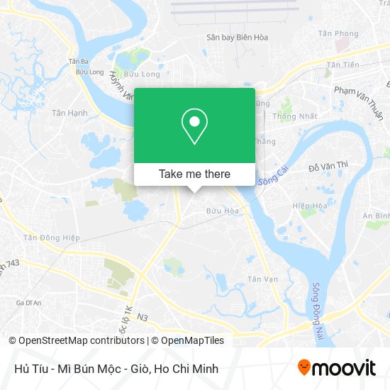 Hủ Tíu - Mì Bún Mộc - Giò map