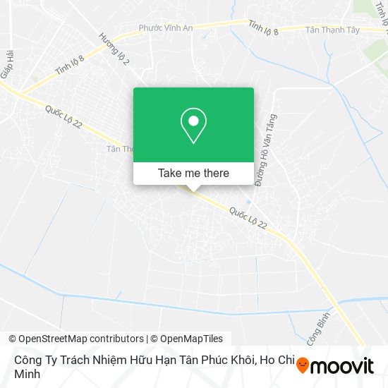 Công Ty Trách Nhiệm Hữu Hạn Tân Phúc Khôi map