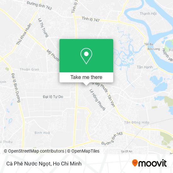 Cà Phê Nước Ngọt map