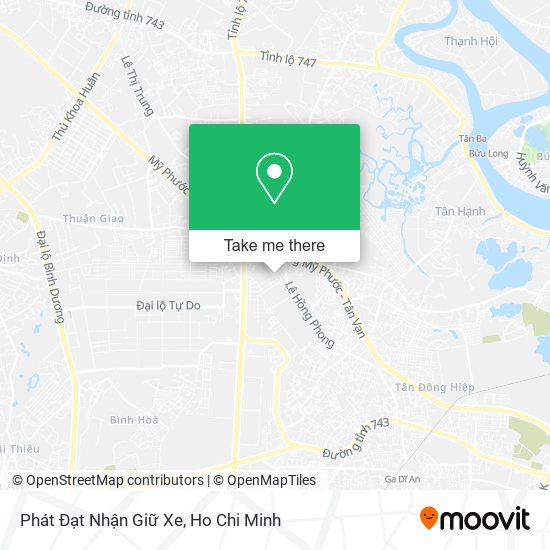 Phát Đạt Nhận Giữ Xe map