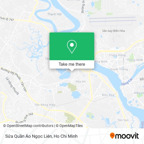 Sửa Quần Áo Ngọc Liên map