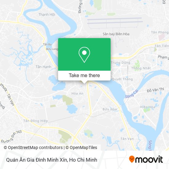 Quán Ăn Gia Đình Minh Xỉn map