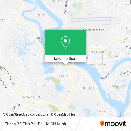 Thắng 38 Phở Bát Đá map