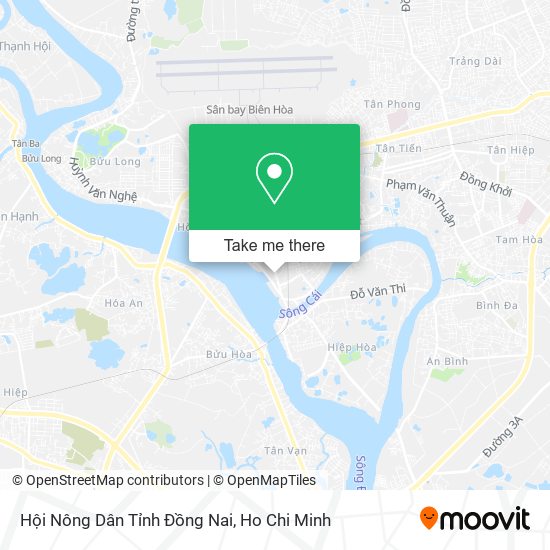 Hội Nông Dân Tỉnh Đồng Nai map