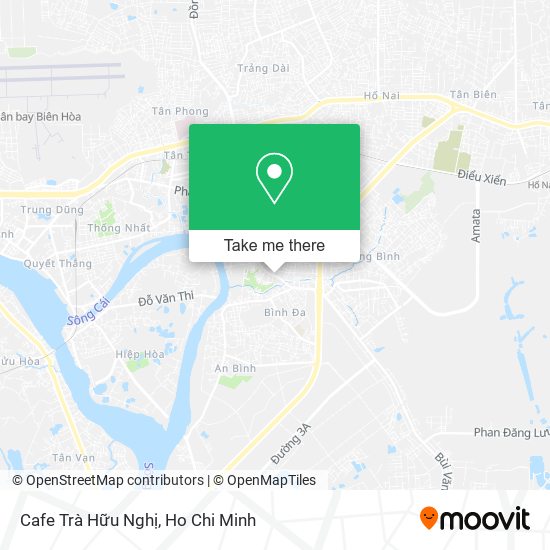 Cafe Trà Hữu Nghị map