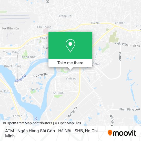 ATM - Ngân Hàng Sài Gòn - Hà Nội - SHB map