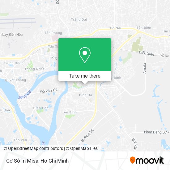 Cơ Sở In Misa map