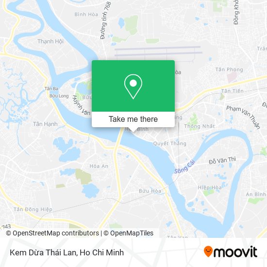 Kem Dừa Thái Lan map