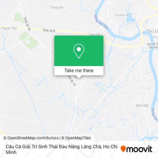 Câu Cá Giải Trí Sinh Thái Bàu Năng Láng Chà map