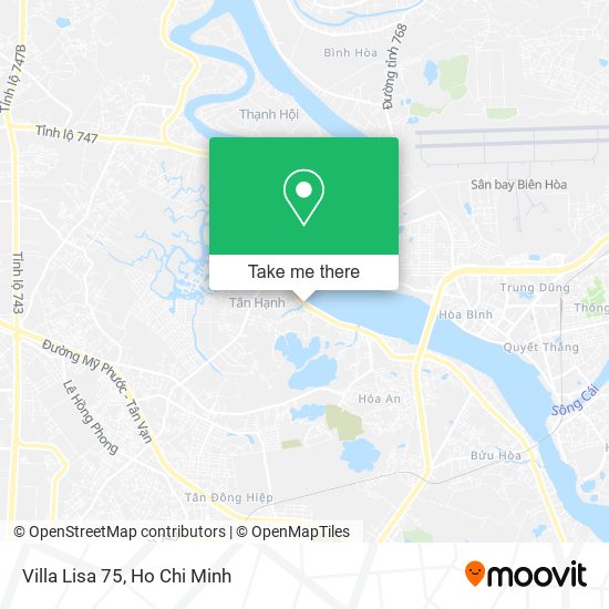 Villa Lisa 75 map