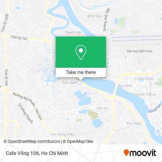 Cafe Võng 106 map