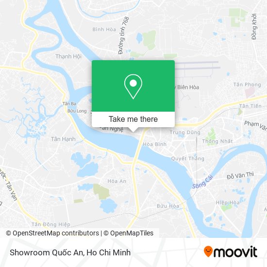 Showroom Quốc An map