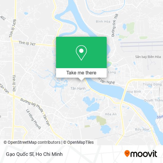 Gạo Quốc Sĩ map