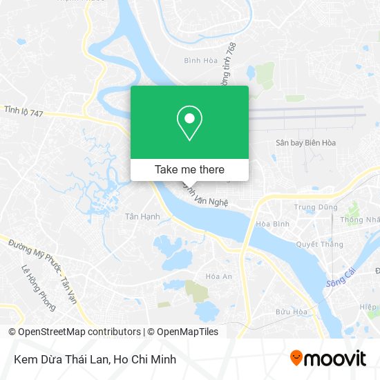 Kem Dừa Thái Lan map