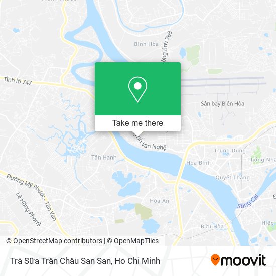 Trà Sữa Trân Châu San San map